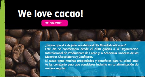 We love cacao!