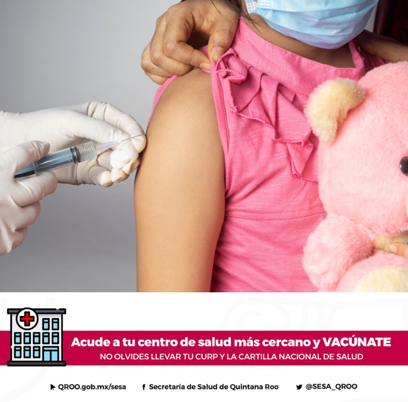 Vacunas Triple Viral o SRP para niños y niñas: SESA
