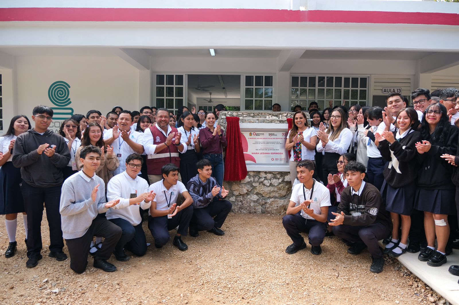 El Colegio de Bachilleres de Cancún tiene nuevas aulas