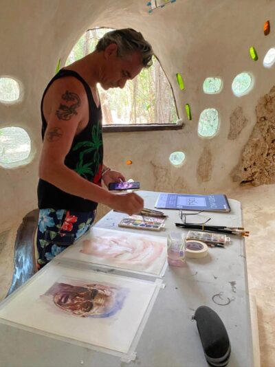 La Fundación de Parques y Museos invita a la exposición pictórica “Caras” del artista rumano Levente Herman  en el museo de la isla