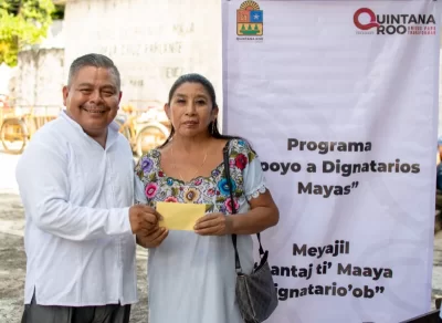 Dignatarios mayas en Quintana Roo INMAYA