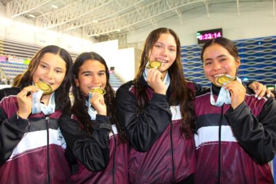 Históricamente el equipo quintanarroense de natación logró su máximo de medallas de oro