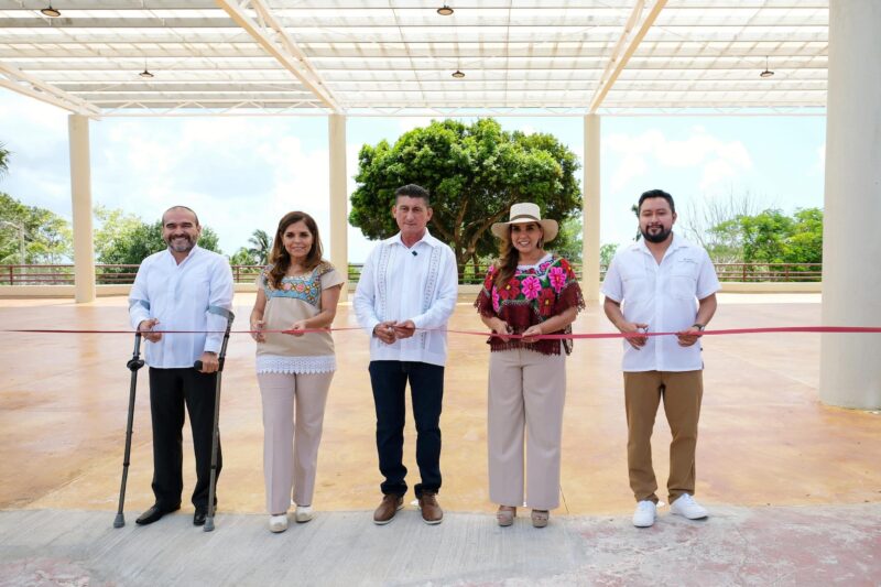 Inaugura Mara Lezama plaza artesanal en Bacalar Inaugura Mara Lezama plaza artesanal en Bacalar