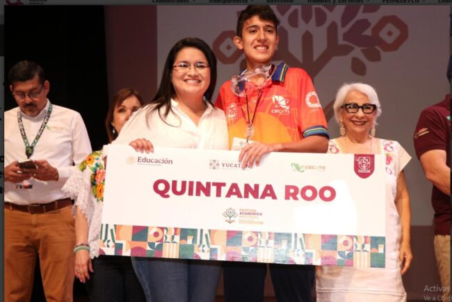 CECyTE Quintana Roo,  logró un destacado desempeño en el Festival Académico Nacional 2025. Obtuvo 5 premios en total, en Valladolid, Yucatán. 