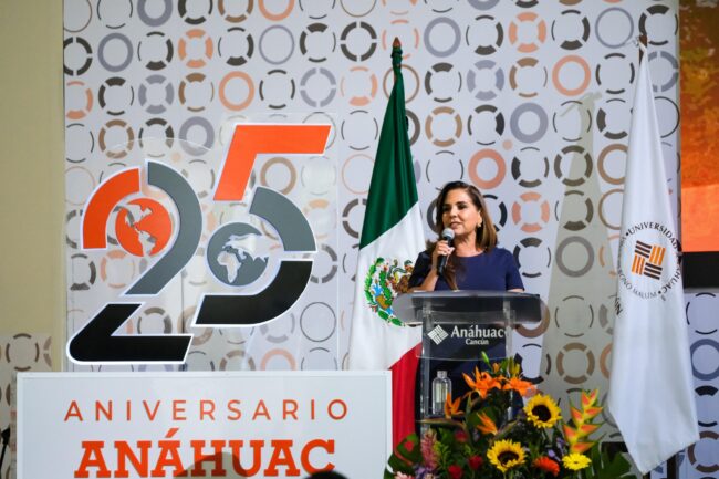 edificio de Ciencias de la Salud, Universidad Anáhuac Cancún, Mara Lezama