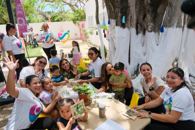 Inauguran el CAI Bo’oy Ché en Cancún para hijos de trabajadores del turismo, con apoyo de Mara Lezama y Verónica Lezama presidenta del DIF 