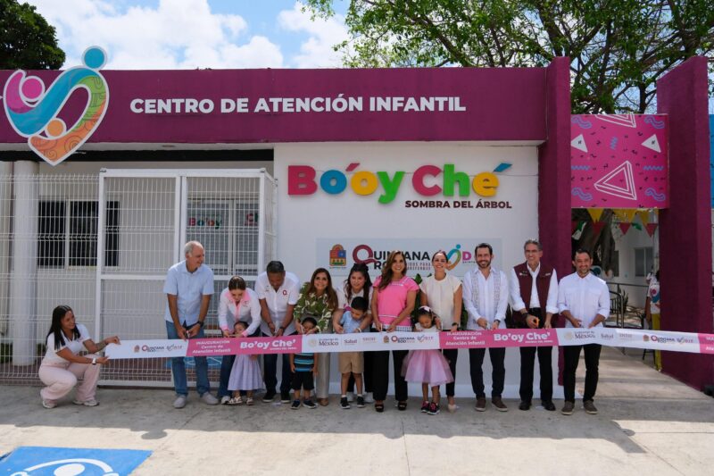 Inauguran Mara y Vero Lezama Espinosa el CAI Bo’oy Ché