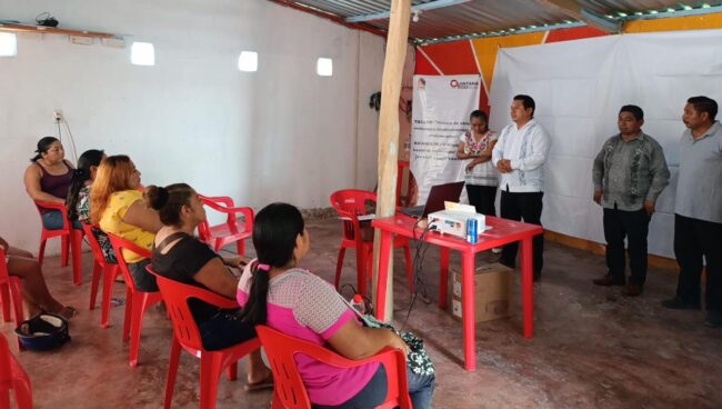 Taller sobre manejo de abejas meliponas fortalece la cultura maya con apoyo de INMAYA y la Dirección de Asuntos Indígenas.
