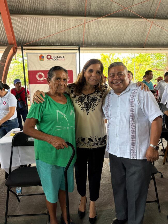 El INMAYA entrega apoyos directos a comunidades vulnerables durante la Caravana del Bienestar en Othón P. Blanco (OPB)