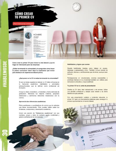 Cómo crear tu primer CV