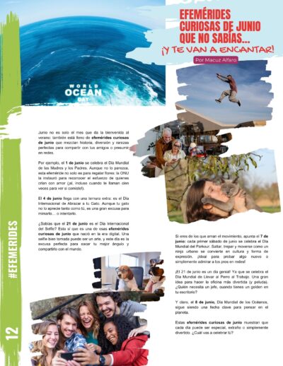 Efemérides curiosas de junio que no sabías