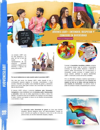 Jóvenes LGBT+_ Entender, respetar y convivir en diversidad