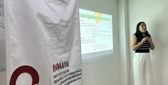 El programa 3XMiSalud del INMAYA promueve bienestar integral con la charla “Nutrir tu cuerpo, transformar tu vida”, mejorando la salud física y emocional en el entorno laboral.