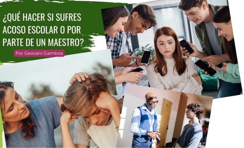 Acoso escolar: qué hacer si viene de un compañero o maestro Acoso escolar: qué hacer si viene de un compañero o maestro