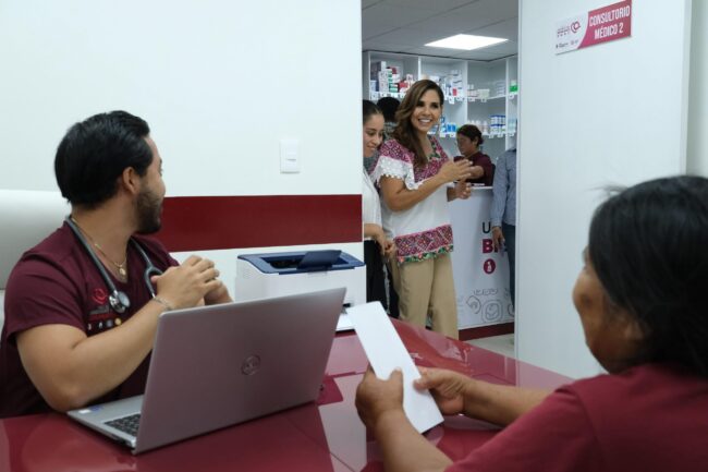 Servicios para la salud que ofrece la Unidad del Bienestar de Bacalar, a través de la SEBIEN, con atención médica gratuita y de calidad.