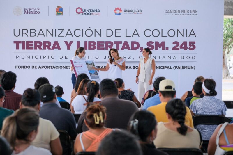 Obras de urbanización transforman Tierra y Libertad 1 y 2 Obras de urbanización transforman Tierra y Libertad 1 y 2