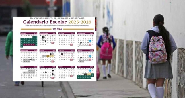 Regreso a clases 2025–2026: nuevo ciclo escolar comienza la última semana de agosto de 2025 y termina en la primera semana de julio 2026
