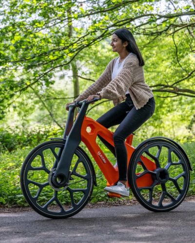 la bike de plástico que es amigable con el planeta