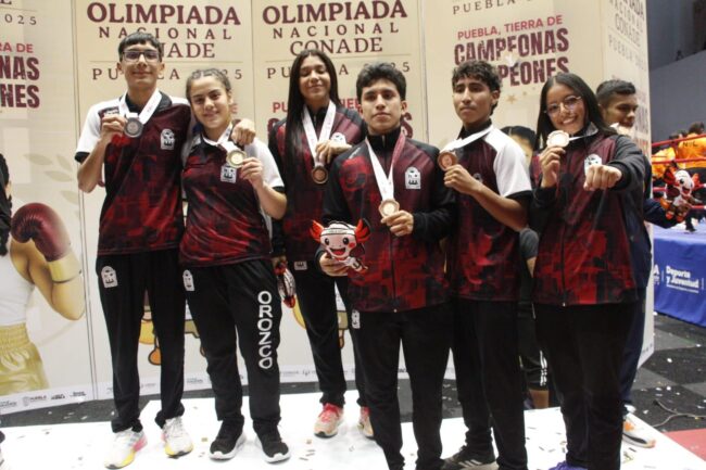 Quintana Roo gana seis medallas en Boxeo durante la Olimpiada Nacional CONADE 2025 con apoyo de CODEQ.
