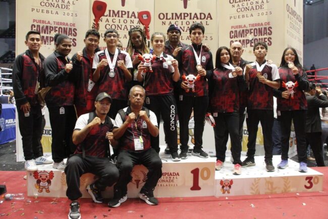 Quintana Roo gana seis medallas en Boxeo durante la Olimpiada Nacional CONADE 2025 con apoyo de CODEQ.