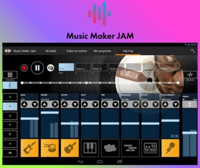 Music Maker JAM, quieres crear música, esta app es para ti.