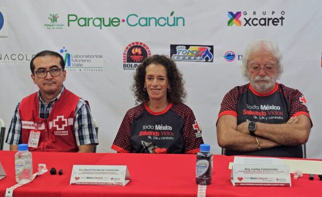 6° Carrera Todo México Salvando Vidas de la Cruz Roja Mexicana, Delegación Cancún este 7 de septiembre.