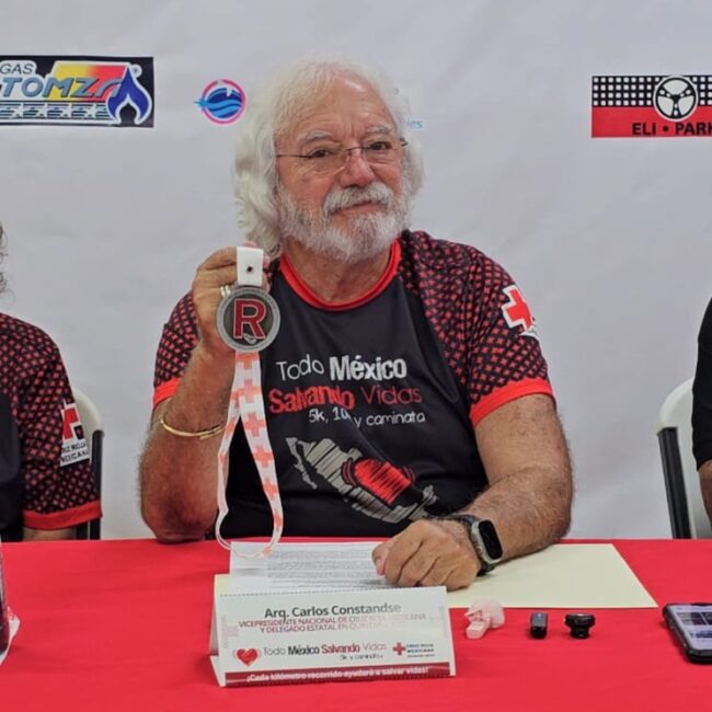 6° Carrera Todo México Salvando Vidas de la Cruz Roja Mexicana, Delegación Cancún este 7 de septiembre.