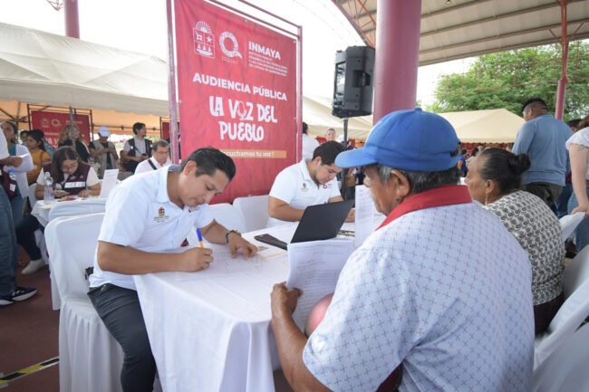 Audiencia Pública La Voz del Pueblo se fortalece con la presencia del INMAYA sosteniendo un diálogo con comunidades mayas de Quintana Roo.