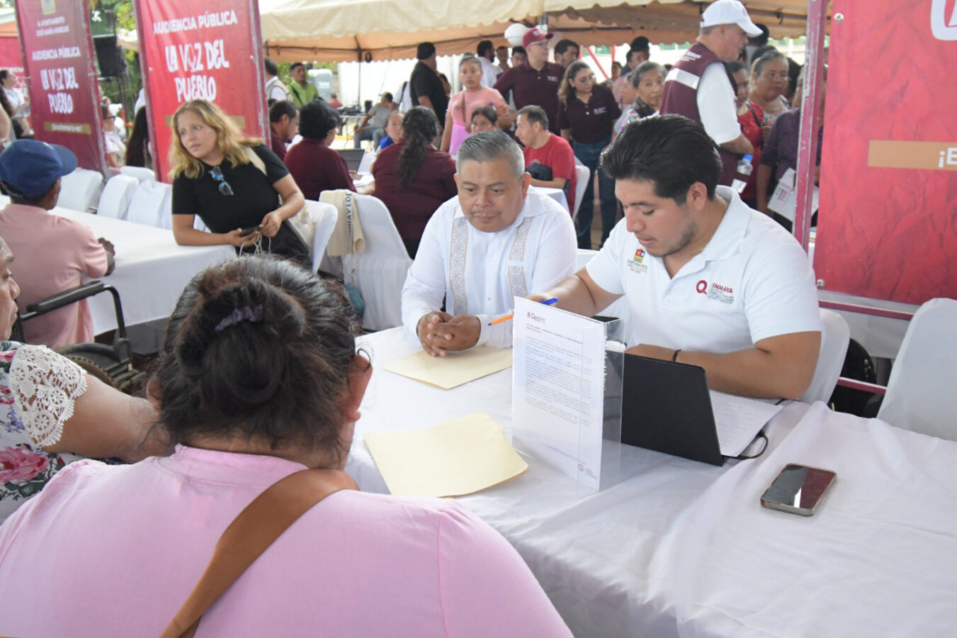 Audiencia Pública La Voz del Pueblo con presencia del INMAYA Audiencia Pública La Voz del Pueblo con presencia del INMAYA