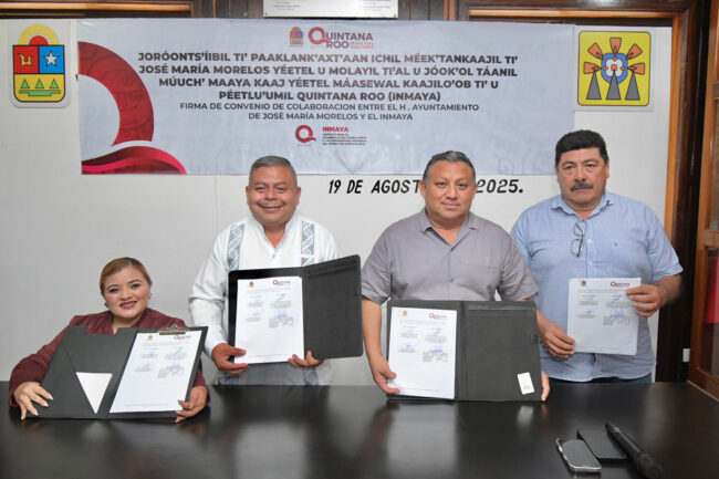 Convenio  Cultura Maya Quintana Roo