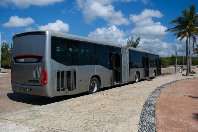 Inician pruebas de autobuses
