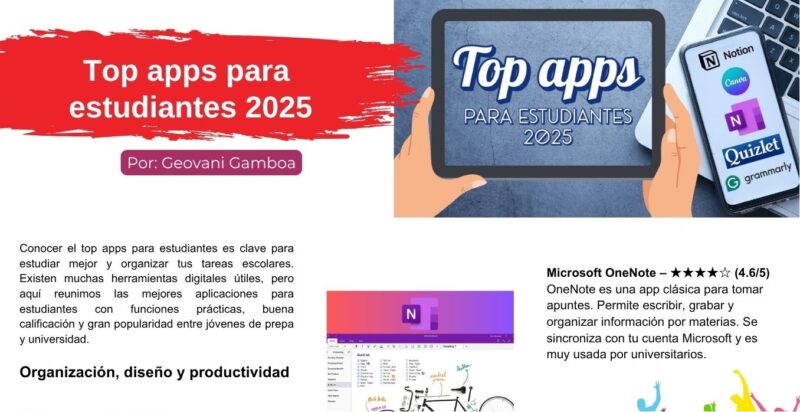 Top apps para estudiantes 2025