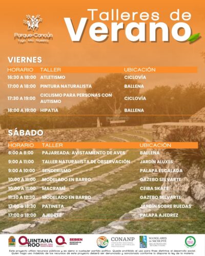 ¡Aún hay vacaciones! Descubre el Parque Cancún un espacio que ofrece muchas aventuras