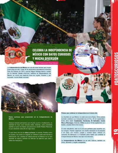 Celebra la independencia de México con datos curiosos y mucha diversión