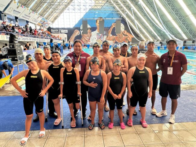 Quintana Roo participa en la Paraolimpiada Nacional CONADE 2025 en Aguascalientes con Paranatación y Boccia, bajo el respaldo de la CODEQ.