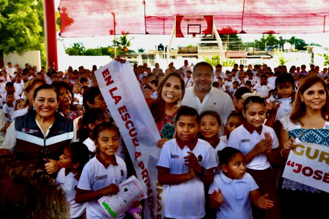 Apoyos escolares, Quintana Roo, Mara Lezama, educación, economía