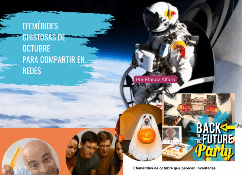 Efemérides chistosas de octubre para compartir en redes