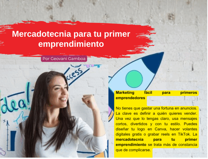 Mercadotecnia para tu primer emprendimiento Mercadotecnia para tu primer emprendimiento