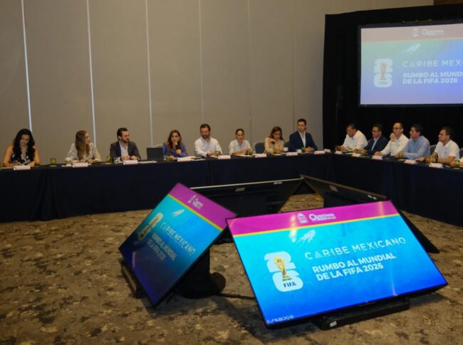 Mara Lezama presenta la estrategia de Quintana Roo rumbo al Mundial 2026. El Caribe Mexicano será base camp y mostrará al mundo su turismo
