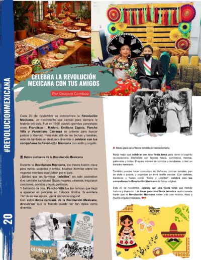 Celebra la Revolución Mexicana con tus amigos