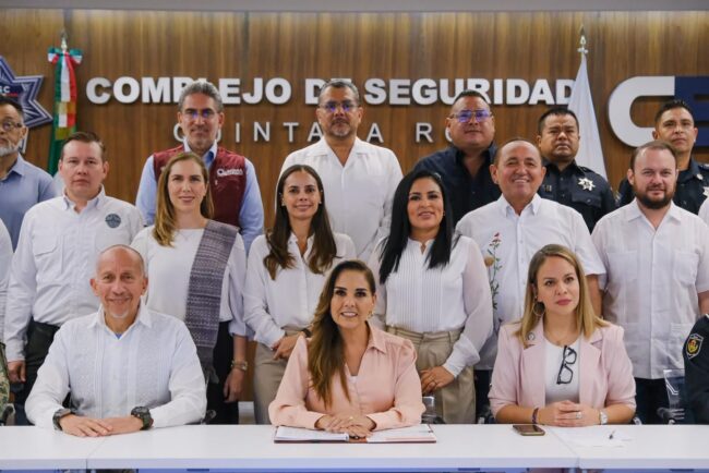 Mara Lezama instala el Comité Estatal de Seguridad en Quintana Roo rumbo al Mundial de Fútbol 2026