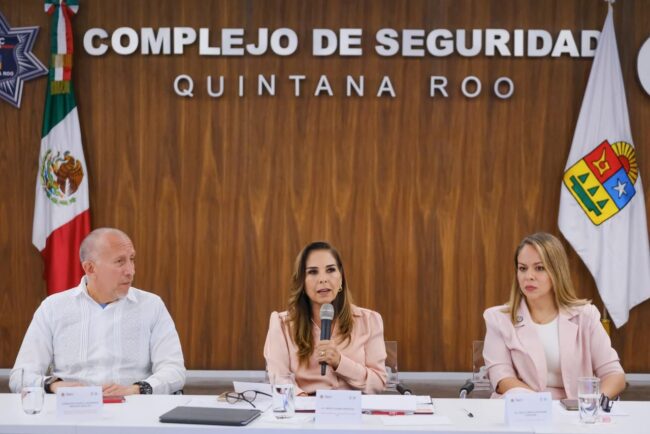 Mara Lezama instala el Comité Estatal de Seguridad en Quintana Roo rumbo al Mundial de Fútbol 2026