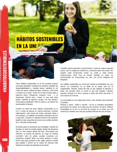 Hábitos Sostenibles en la Uni
