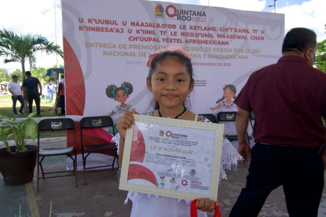 Celebran el talento y la identidad en la 2ª Edición del Concurso de Poesía del INMAYA en el marco del Día Nacional de la Niña Indígena y afromexicana