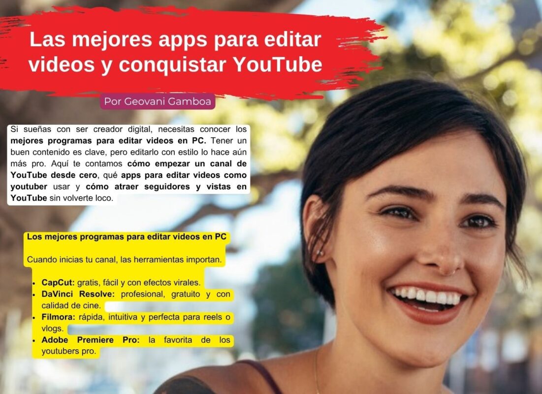 Las mejores apps para editar videos y conquistar YouTube Las mejores apps para editar videos y conquistar YouTube