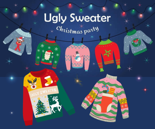 Día del Jersey Navideño Feo