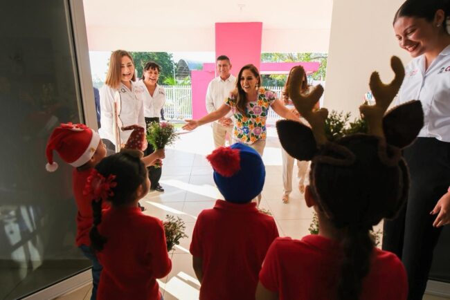 Nuevo domo en el CIPI de Bacalar impulsa bienestar infantil. Mara Lezama fortalece infraestructura segura para la primera infancia.