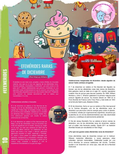 Efemérides rara de diciembre