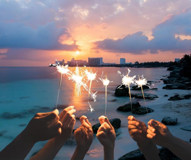 Lugares jóvenes para Año Nuevo en Cancún