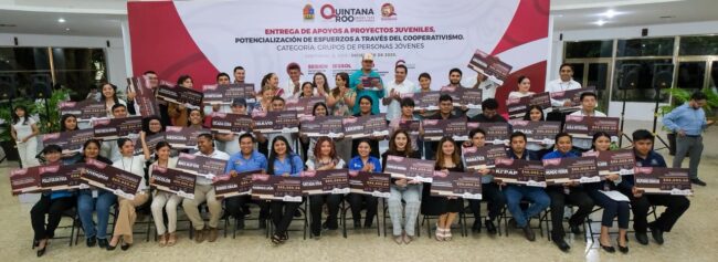 El programa Potencialización de Esfuerzos impulsa juventudes con apoyos económicos con el liderazgo de Mara Lezama en Quintana Roo.